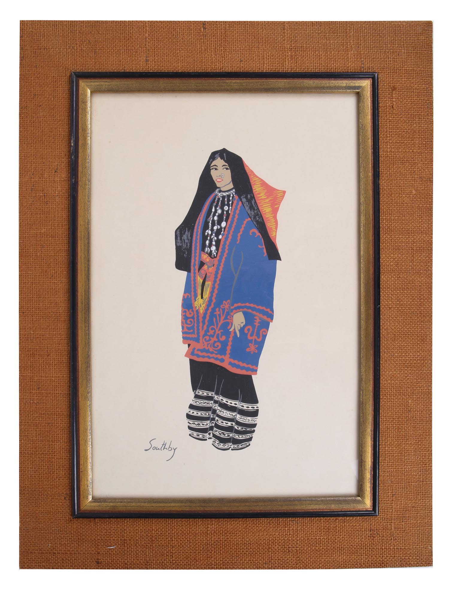 GAILEE BEDOUIN FASHION COSTUME PRINT BY SOUTHBY